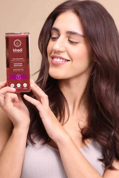 Tinte vegetal ecológico Khadi caoba Mahogany