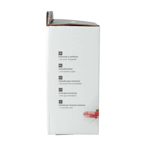 Embudo corto de acero inox