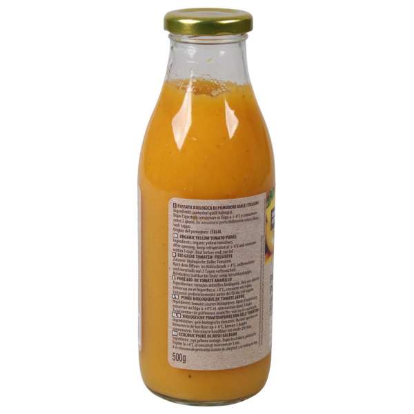 Puré "passata" de tomate amarillo ecológico