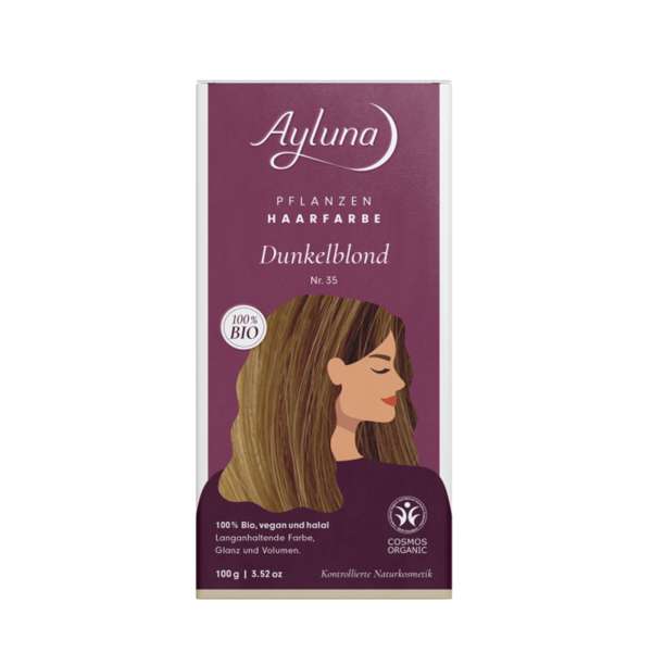 Tinte vegetal bio rubio oscuro para cabello Tinte vegetal bio rubio oscuro para cabello