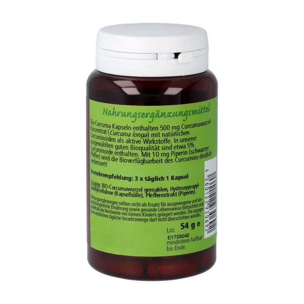 Cúrcuma ecológica (90 cápsulas)