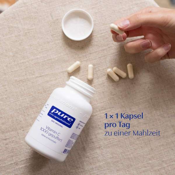 Vitamina C 1000 mg buffer (90 cápsulas)