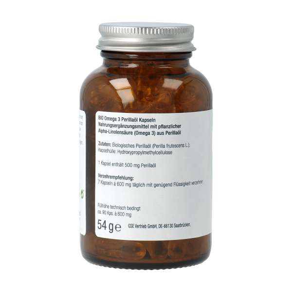 Omega 3 aceite de perilla bio (90 caps)