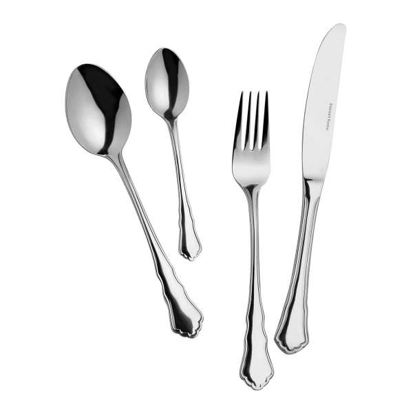 Cubertería de acero inox sin níquel Chippendale 30/60 piezas Cubertería de acero inox sin níquel Chippendale 30/60 piezas