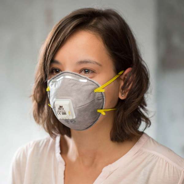 Mascarilla para gases FFP1 con válvula