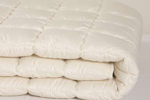 Protector acolchado de algodón bio para colchón