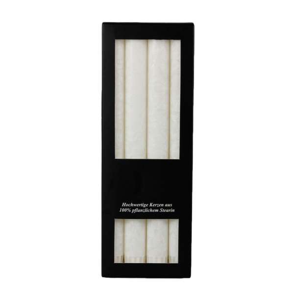 Velas de estearina 25 cm (set de 4) Velas de estearina 25 cm (set de 4)