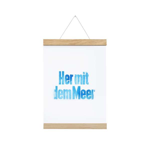 Marco de roble para fotos e ilustraciones 21 cm