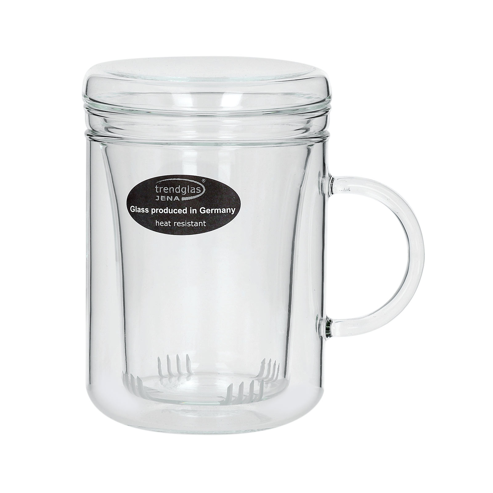 Hervidor de agua de vidrio de borosilicato Trendglas Jena