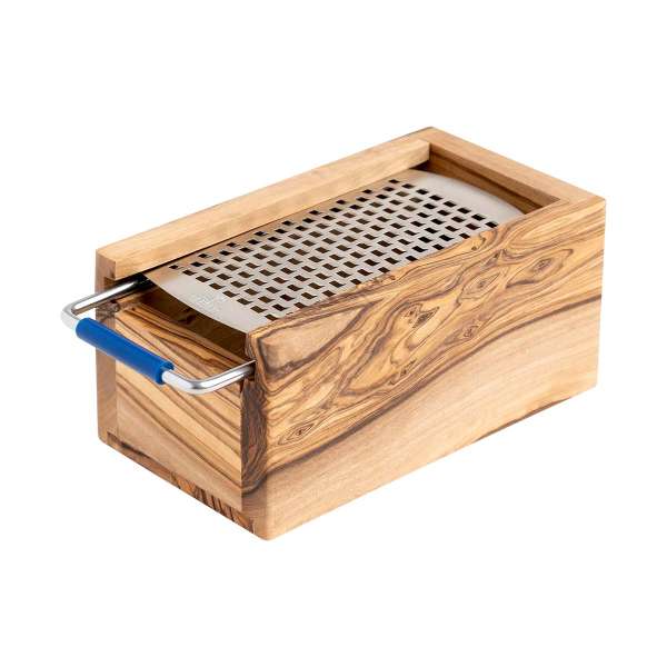 Rallador de acero y olivo para queso Rallador de acero y olivo para queso