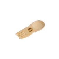 Tenedor-cuchara de madera de bambú Tenedor-cuchara de madera de bambú
