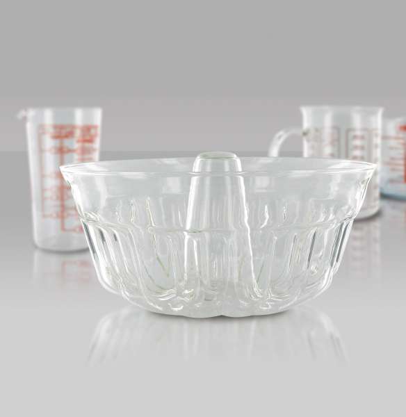 Molde para roscones de vidrio 1 litro