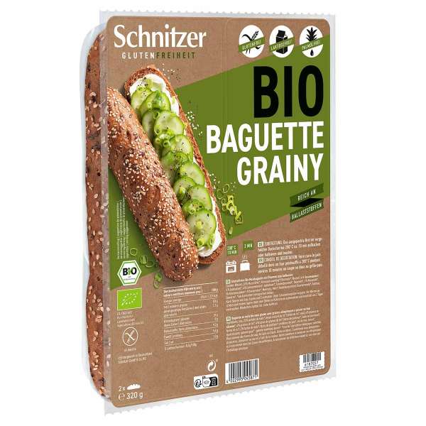 Baguette integral fresca bio para hornear Baguette integral fresca bio para hornear