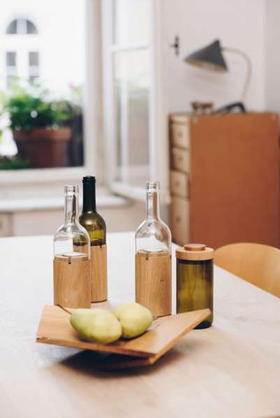 Candelero-botella (transparente)