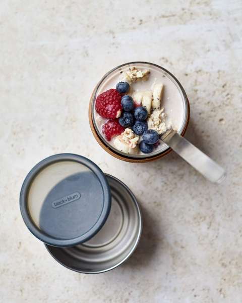 Fiambrera/Lunch box de vidrio de Black&Blum