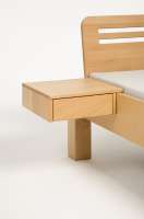 Mesita de noche de madera maciza O-Form Mesita de noche de madera maciza O-Form