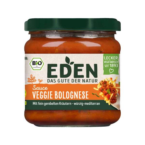 Salsa boloñesa ecológica y vegana de Eden Salsa boloñesa ecológica y vegana de Eden