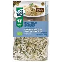 Risotto ecológico con alcachofas Risotto ecológico con alcachofas