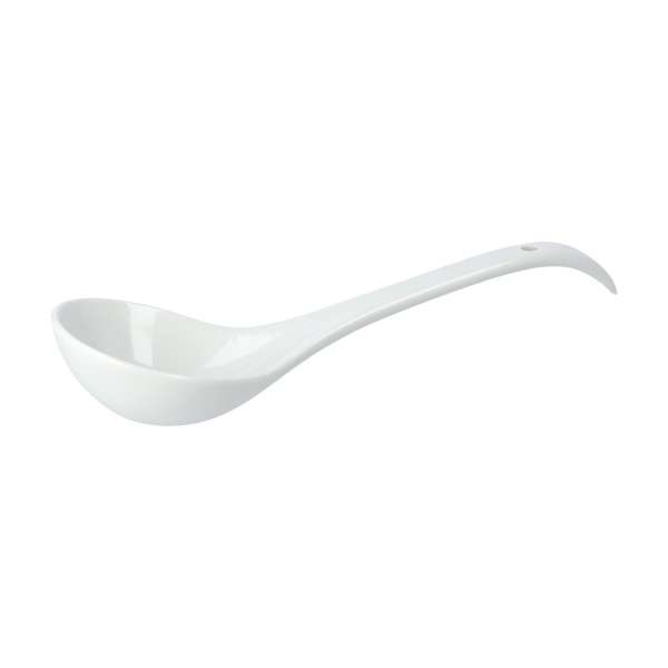 Cucharón para sopa de porcelana 28 cm Cucharón para sopa de porcelana 28 cm