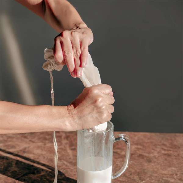 Tela de gasa para leches vegetales y lácteos