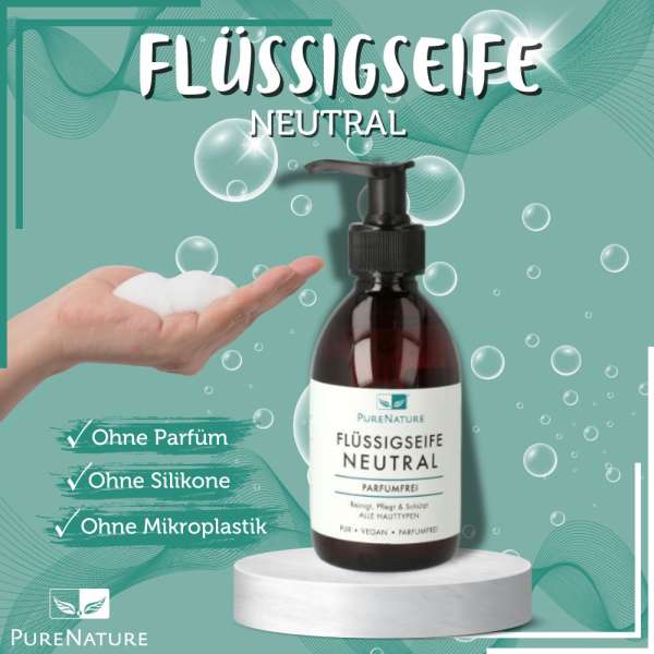 Jabón líquido para manos neutro Pure Nature