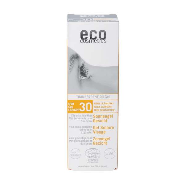 Gel facial solar FPS 30 Eco Cosmetics Gel facial solar FPS 30 Eco Cosmetics