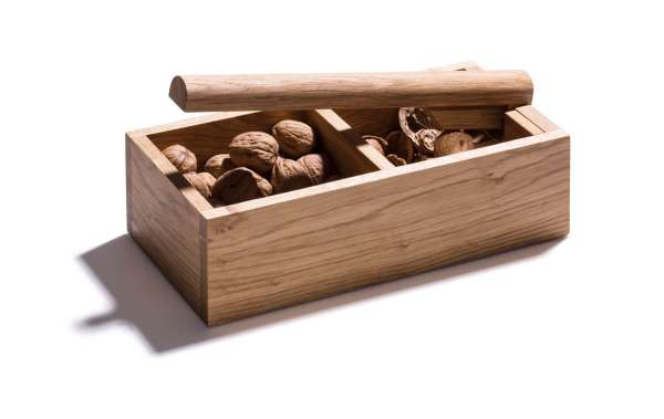 Cascanueces de madera maciza de roble