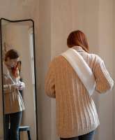 Vista previa: Bolsa para agua caliente con funda gofrada de algodón ecológico Vista previa: Bolsa para agua caliente con funda gofrada de algodón ecológico