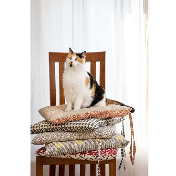 Cojín para silla de algodón ecológico