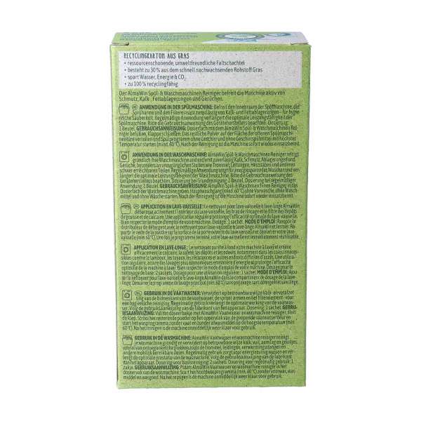 Limpiador ecológico para lavavajillas y lavadora