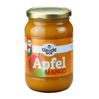 Compota de manzanas y mango sin azúcar bio Compota de manzanas y mango sin azúcar bio