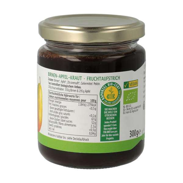 Compota de pera y manzana bio