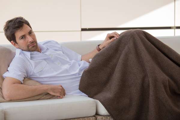 Manta de lana de yak 150x200 cm