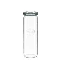 Tarros cilíndricos WECK de 550 ml con tapa de vidrio – 6 unidades