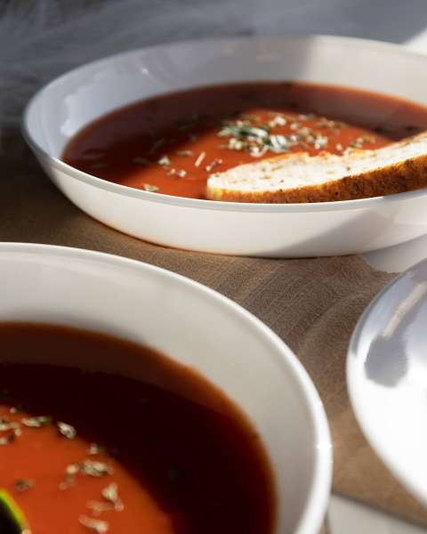 Plato de vidrio para sopa 21 cm Corelle