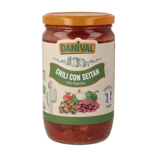 Chile con seitán ecológico Chile con seitán ecológico