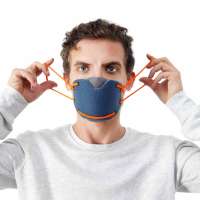 Vista previa: Mascarilla Banale FFP2 con carbón activo Vista previa: Mascarilla Banale FFP2 con carbón activo