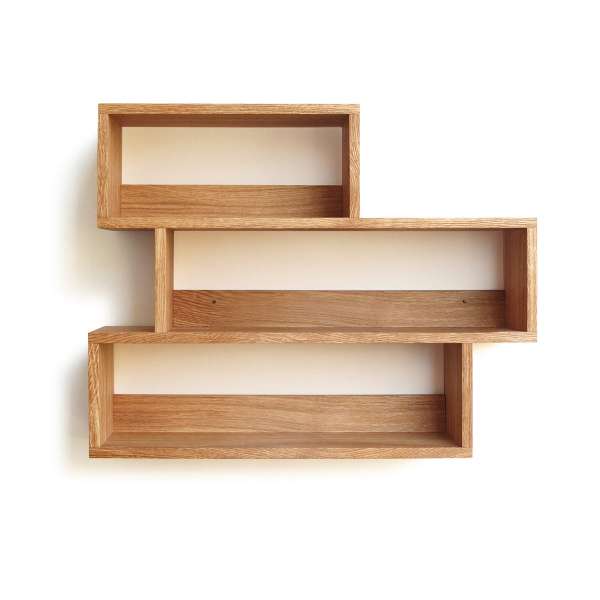 Estantería de madera de roble maciza Estantería de madera de roble maciza