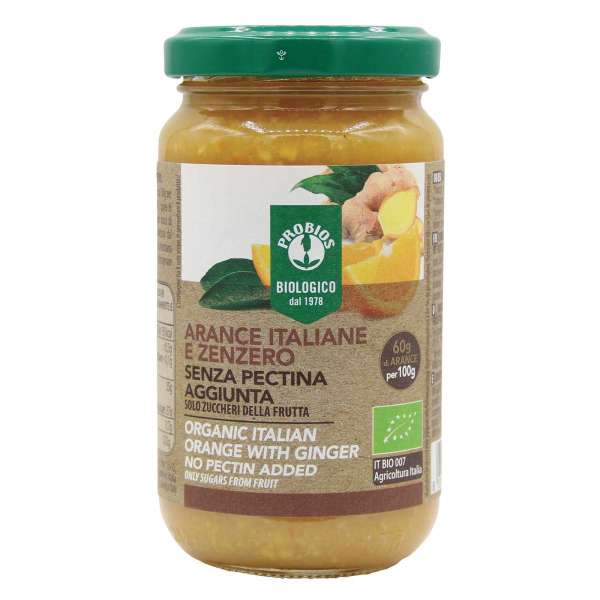 Mermelada de naranja ecológica con jengibre Mermelada de naranja ecológica con jengibre