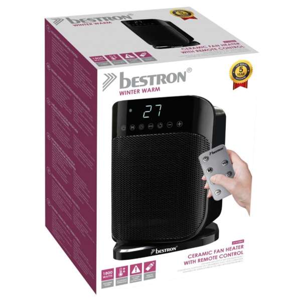 Calefactor cerámico con ventilador Bestron