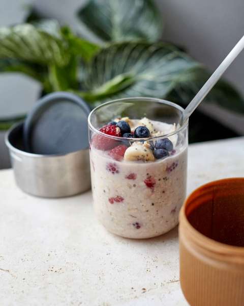 Fiambrera/Lunch box de vidrio de Black&Blum