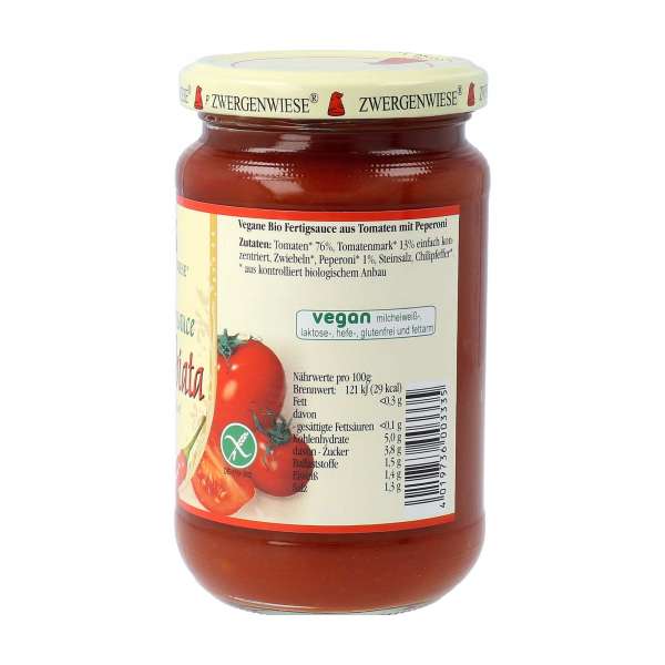 Salsa de tomate bio Arrabbiata