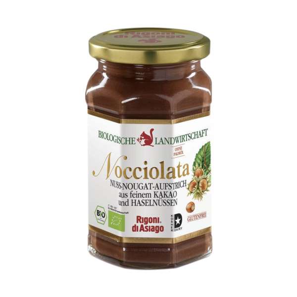 Crema bio de avellanas y cacao Nocciolata Crema bio de avellanas y cacao Nocciolata