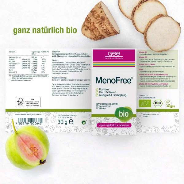 Suplemento ecológico MenoFree para menopausia