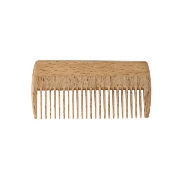 Peine de madera de haya para barba y bigote Peine de madera de haya para barba y bigote