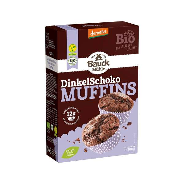 Preparado muffins de espelta y cacao bio Preparado muffins de espelta y cacao bio
