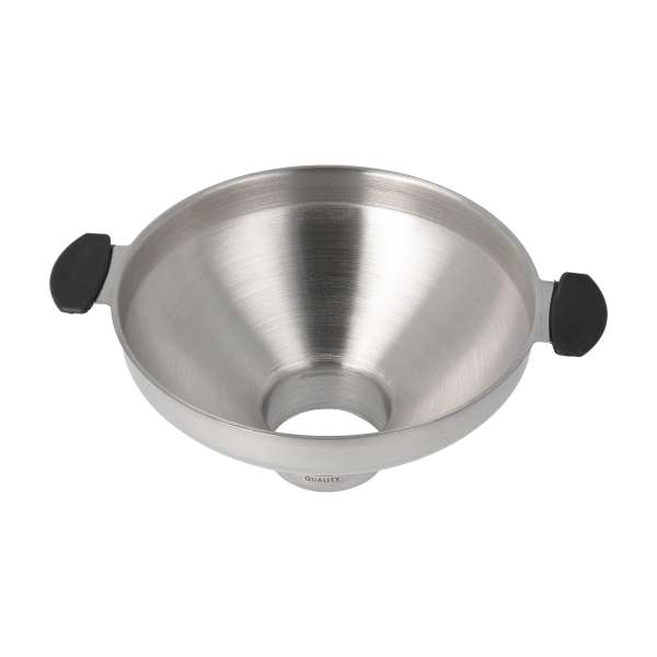 Embudo corto de acero inox