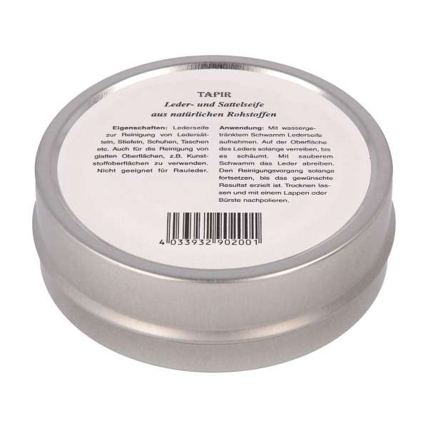 Crema limpiadora para piel y cuero Tapir