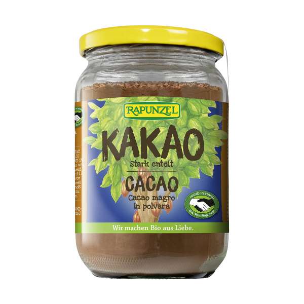 Cacao en polvo desgrasado ecológico Rapunzel Cacao en polvo desgrasado ecológico Rapunzel