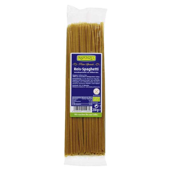 Espaguetis de arroz bio sin gluten Espaguetis de arroz bio sin gluten